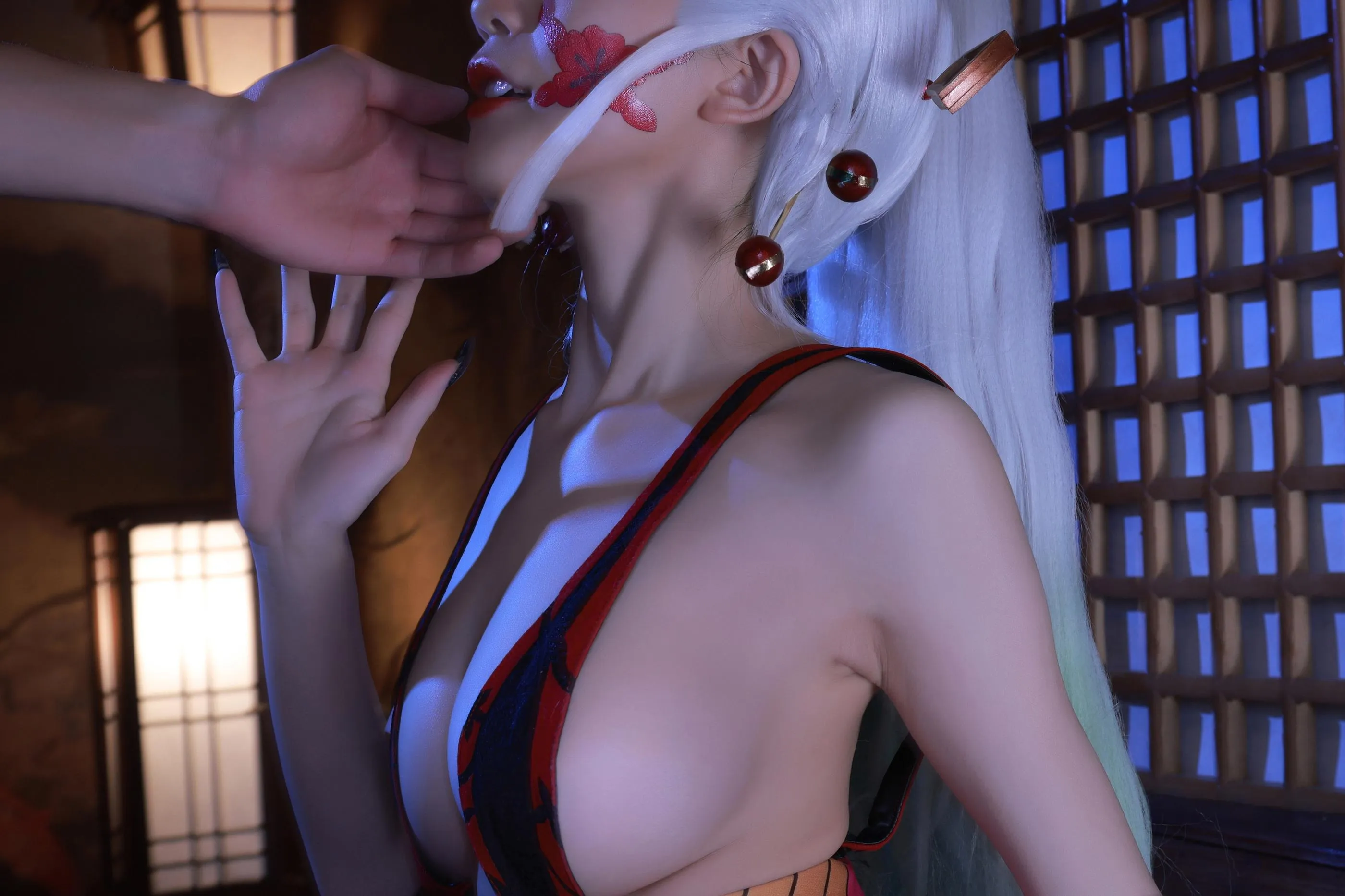 水淼Aqua – NO.115 鬼灭之刃 上弦陆堕姬 [83P]插图4